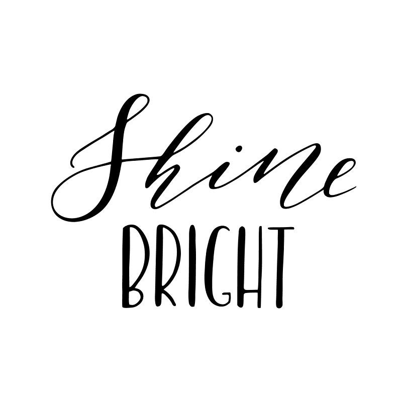 Shine Bright stencil by Silho - Kiwicakes