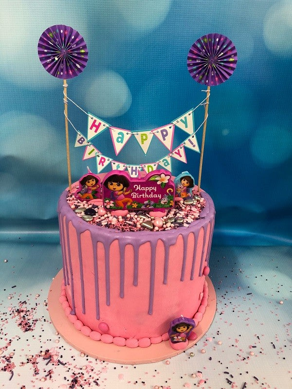 Metallic Happy Cake Day Birthday Room Decorating Kit 10pc | Party City