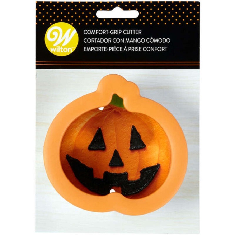 Jack O Lantern Pumpkin comfort grip cookie cutter