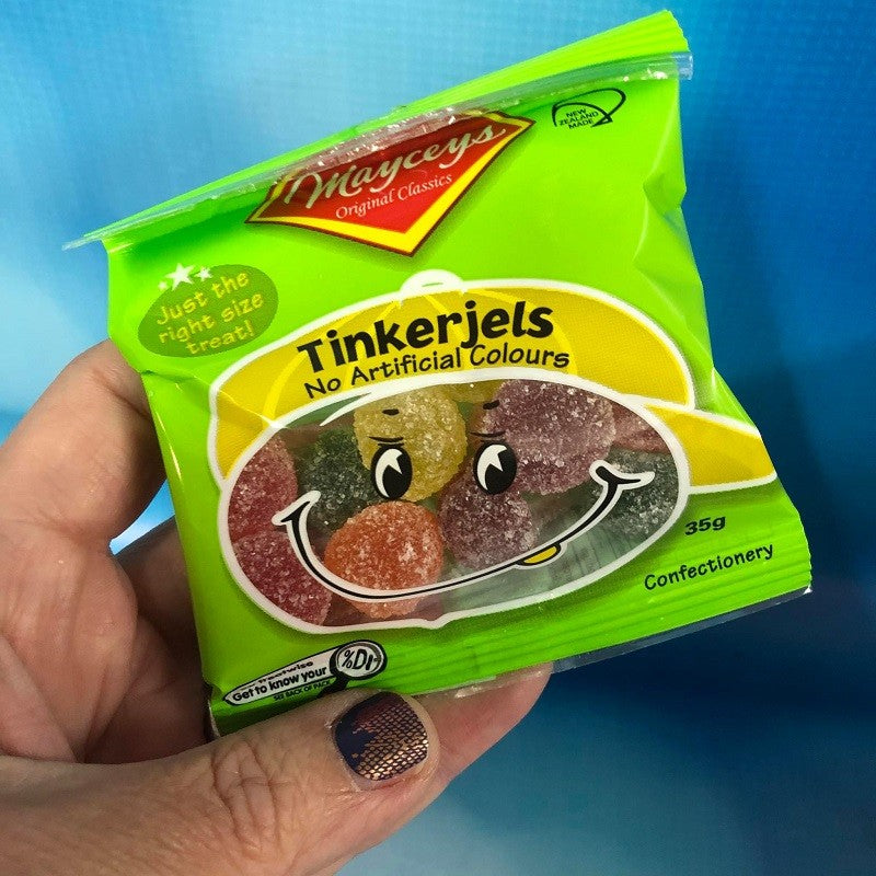 Tinkerjels small jube candy lollies by Mayceys