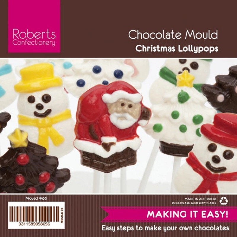 Christmas lollipop mould (with instruction card)