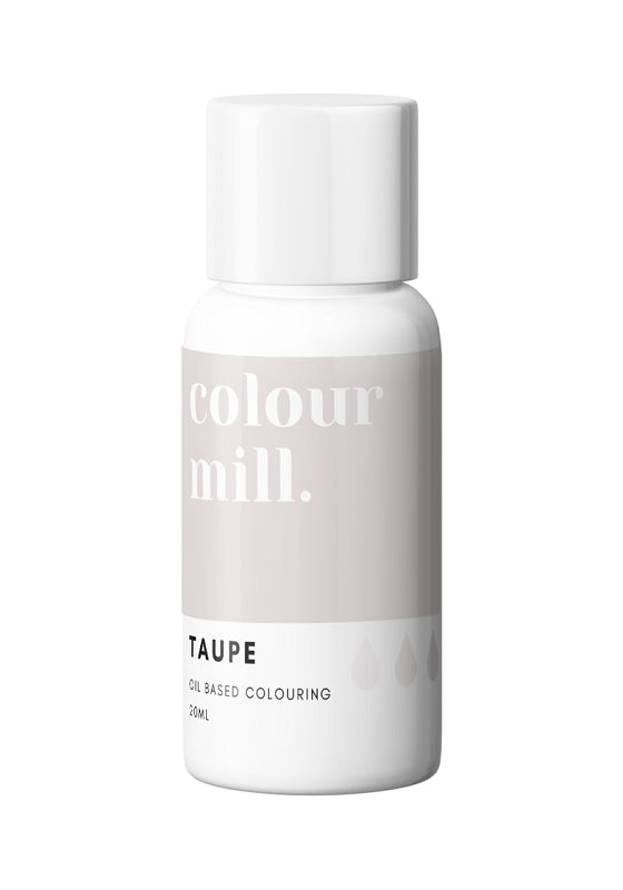 Taupe oil based colouring