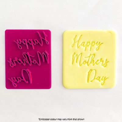 Happy Mothers Day cookie cutter and embosser stamp