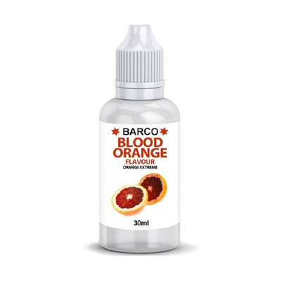 Barco flavouring 30ml Blood orange.  Add to cake and brownie batters, buttercream or fondant icing etc to flavour.