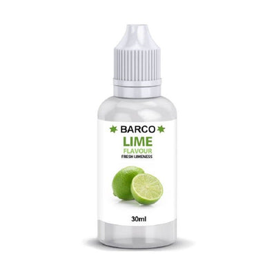 Barco flavouring 30ml Lime.  Add to cake and brownie batters, buttercream or fondant icing etc to flavour.