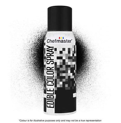 Chefmaster edible colour spray for icing Black (North Island Urban Delivery ONLY)