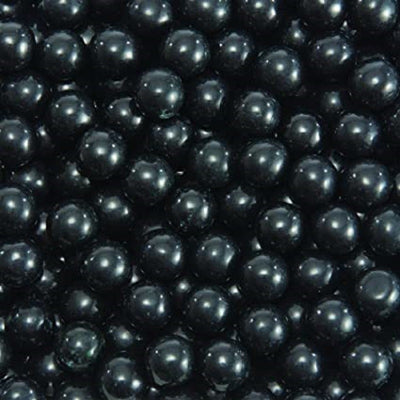 10mm Black sixlets (cachous or sugar pearls) 100g