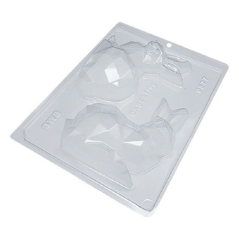 Geo Rabbit 3d chocolate mould