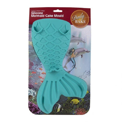 Mermaid tail silicone cake mould