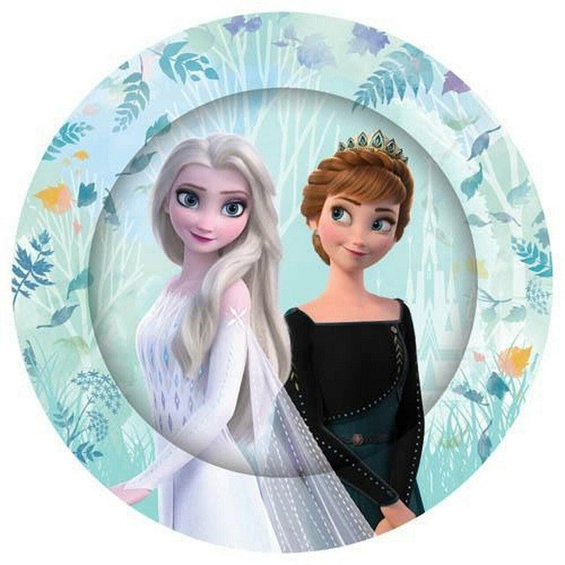 Frozen Elsa and Anna party plates (8)