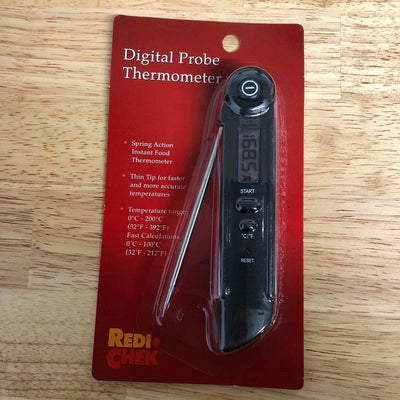 Digital folding probe thermometer