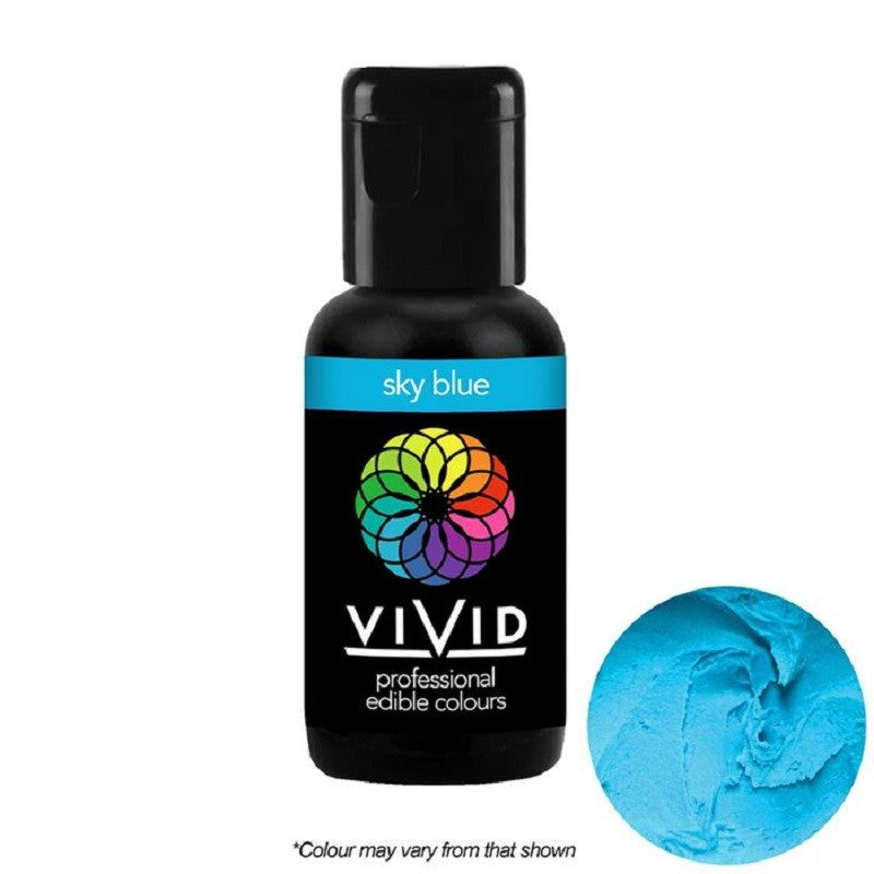 Vivid Gel paste food colouring Sky Blue