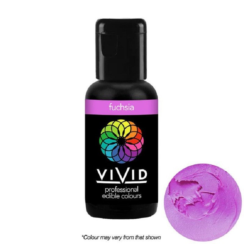 Vivid Gel paste food colouring Fuchsia Pink