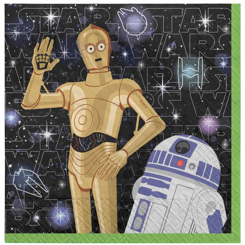 Star Wars galaxy party beverage napkins (16)