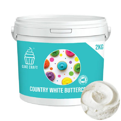 white buttercream icing bucket 2kg