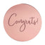 Congrats ROUND MIRROR TOPPER Rose Gold