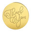 Thank you ROUND MIRROR TOPPER Gold