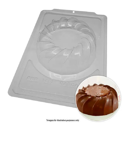 Pinata cake dome chocolate mould Spiral