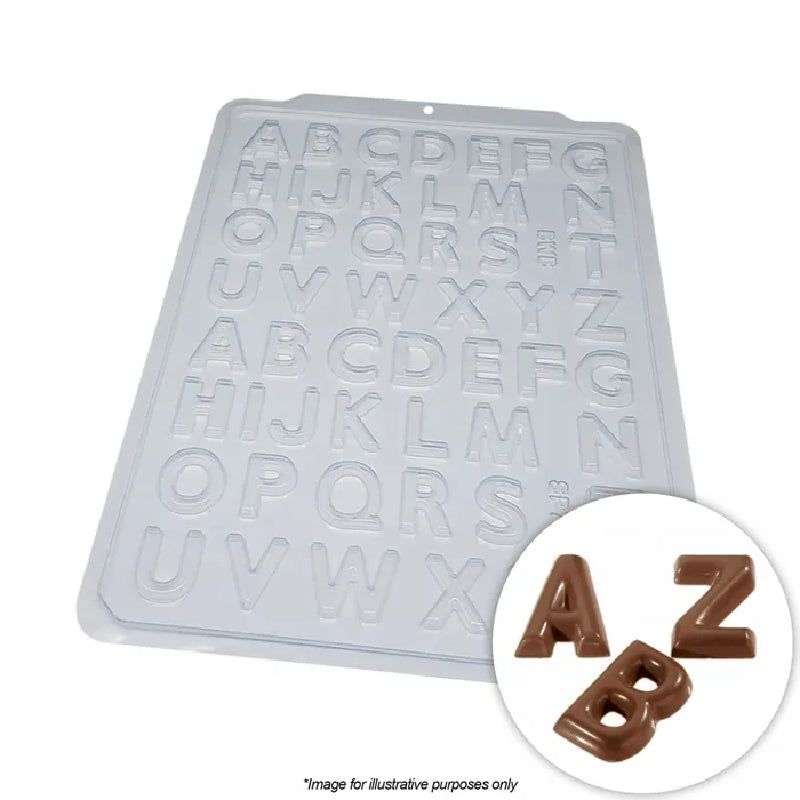 Alphabet 3cm high chocolate mould