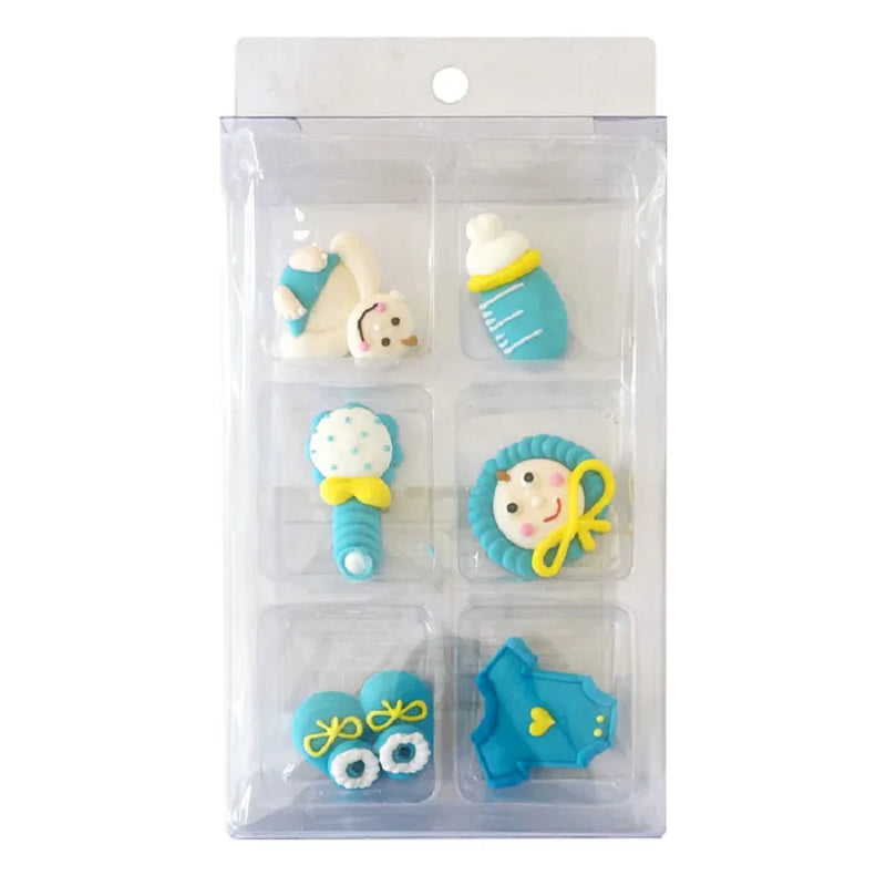 Sugar icing decorations Baby Blue