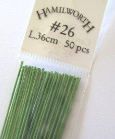 26 Gauge Wire Spring Green (pkt 50) - Kiwicakes