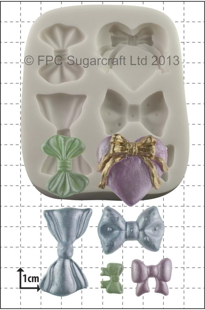 Bows Assorted Silicone Mould Kiwicakes