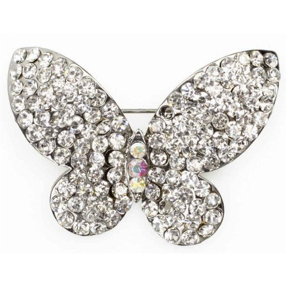 Diamante Butterfly Brooch - Kiwicakes