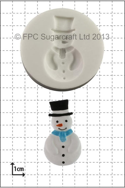 Snowman silicone mould