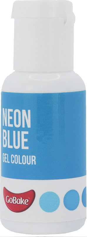 Gobake Gel Colour paste food colouring Neon blue