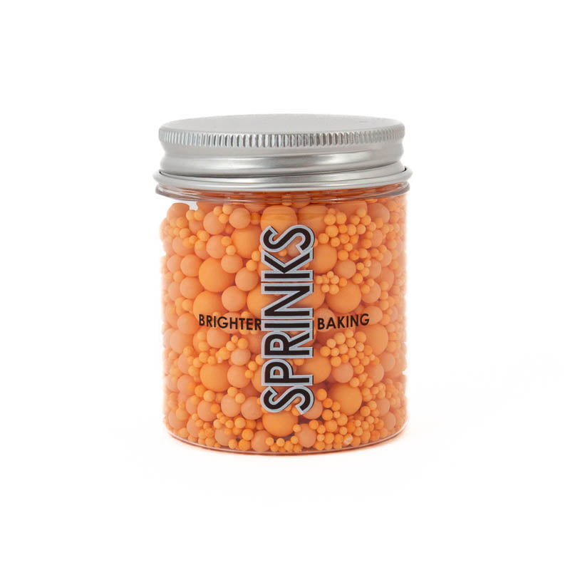 Pastel Bright peach orange BUBBLE BUBBLE 65g SPRINKLES