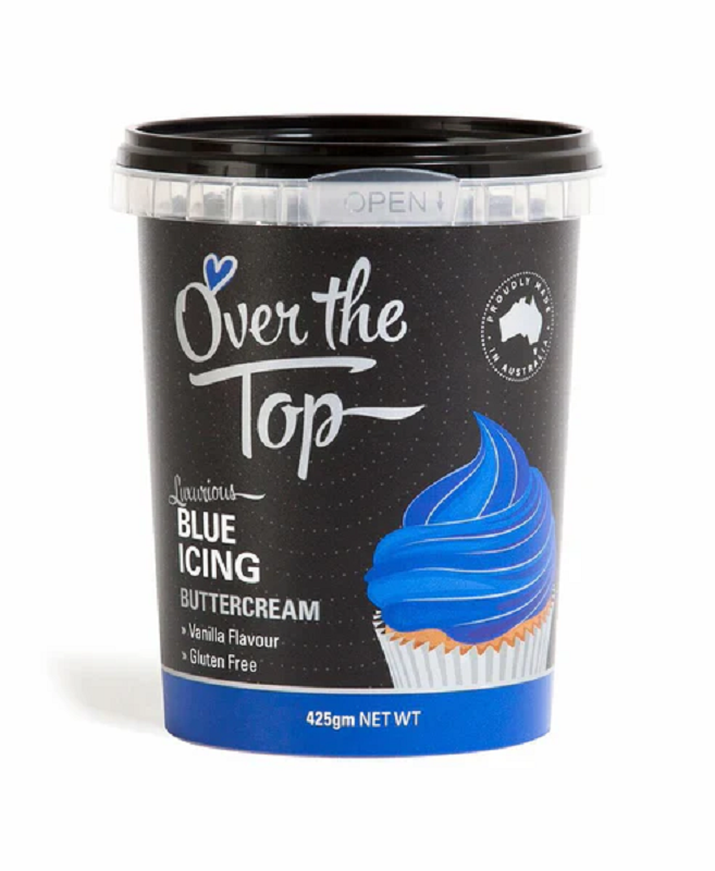 Ready made buttercream 425g by Over the Top Blue