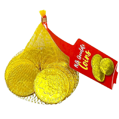 Milk chocolate coins NZ$2 - 11 pieces