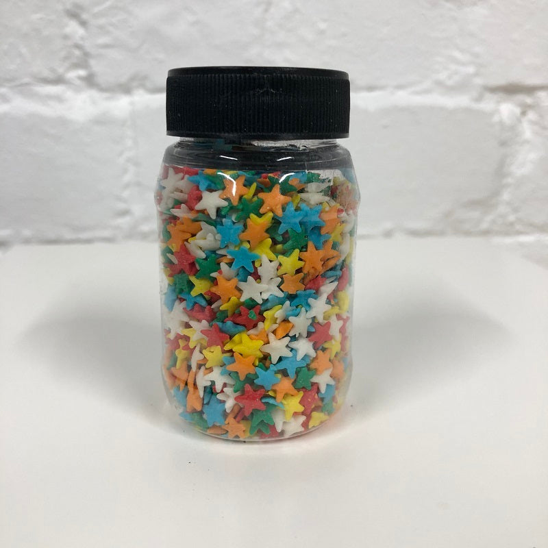 Stars multi colour sprinkles