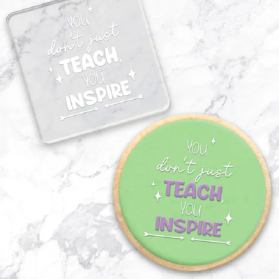 Debosser You don't just teach you inspire embosser